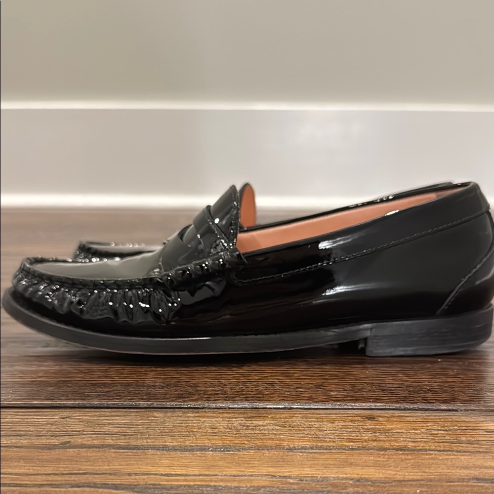 J Crew Winona Penny Loafers in patent leather